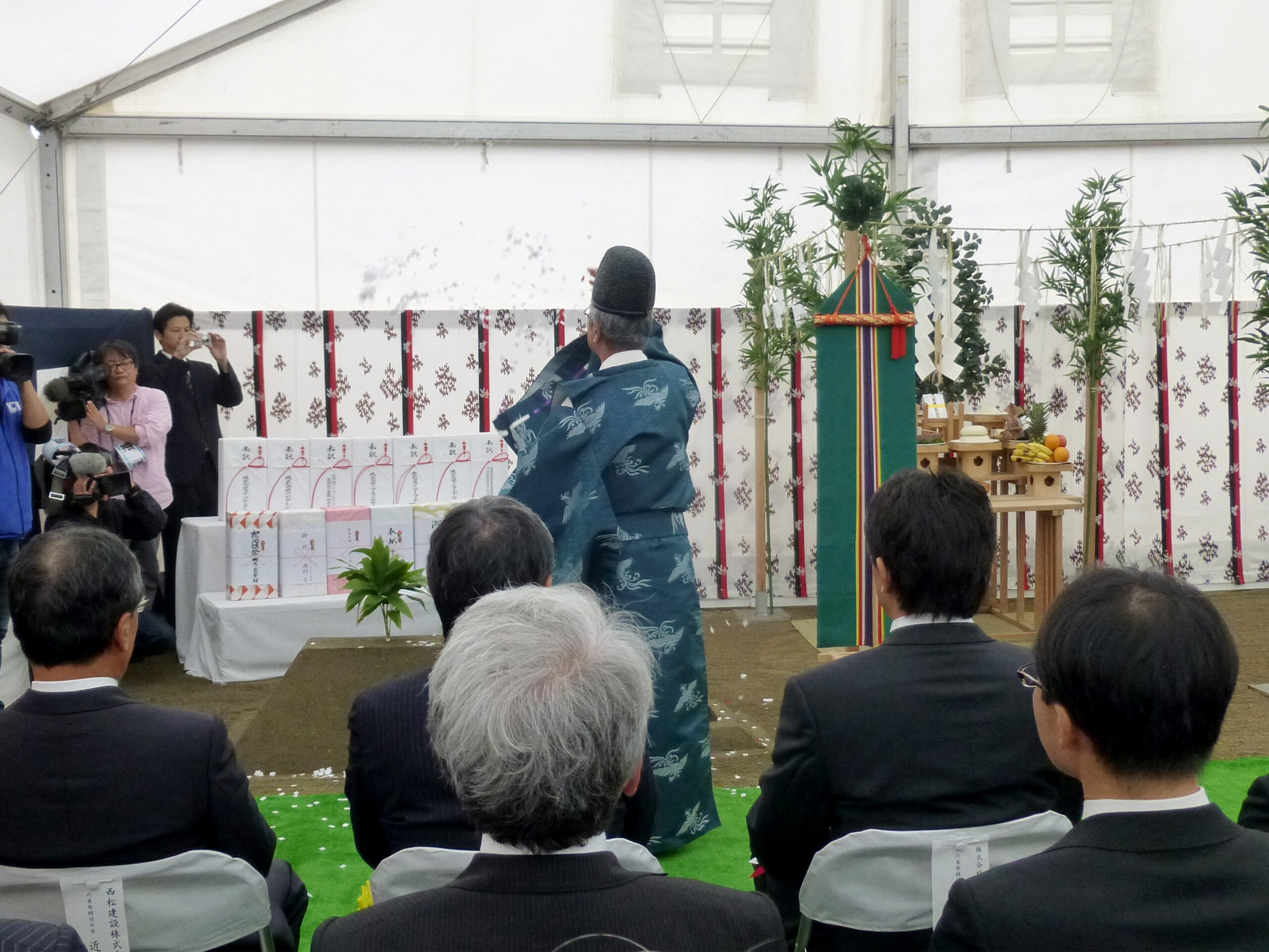 函館駅前若松地区第一種市街地再開発事業 施設建築物新築工事の安全祈願祭