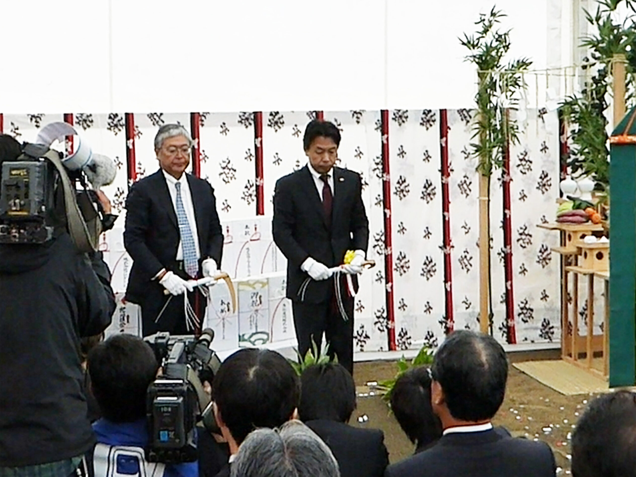 函館駅前若松地区第一種市街地再開発事業 施設建築物新築工事の安全祈願祭