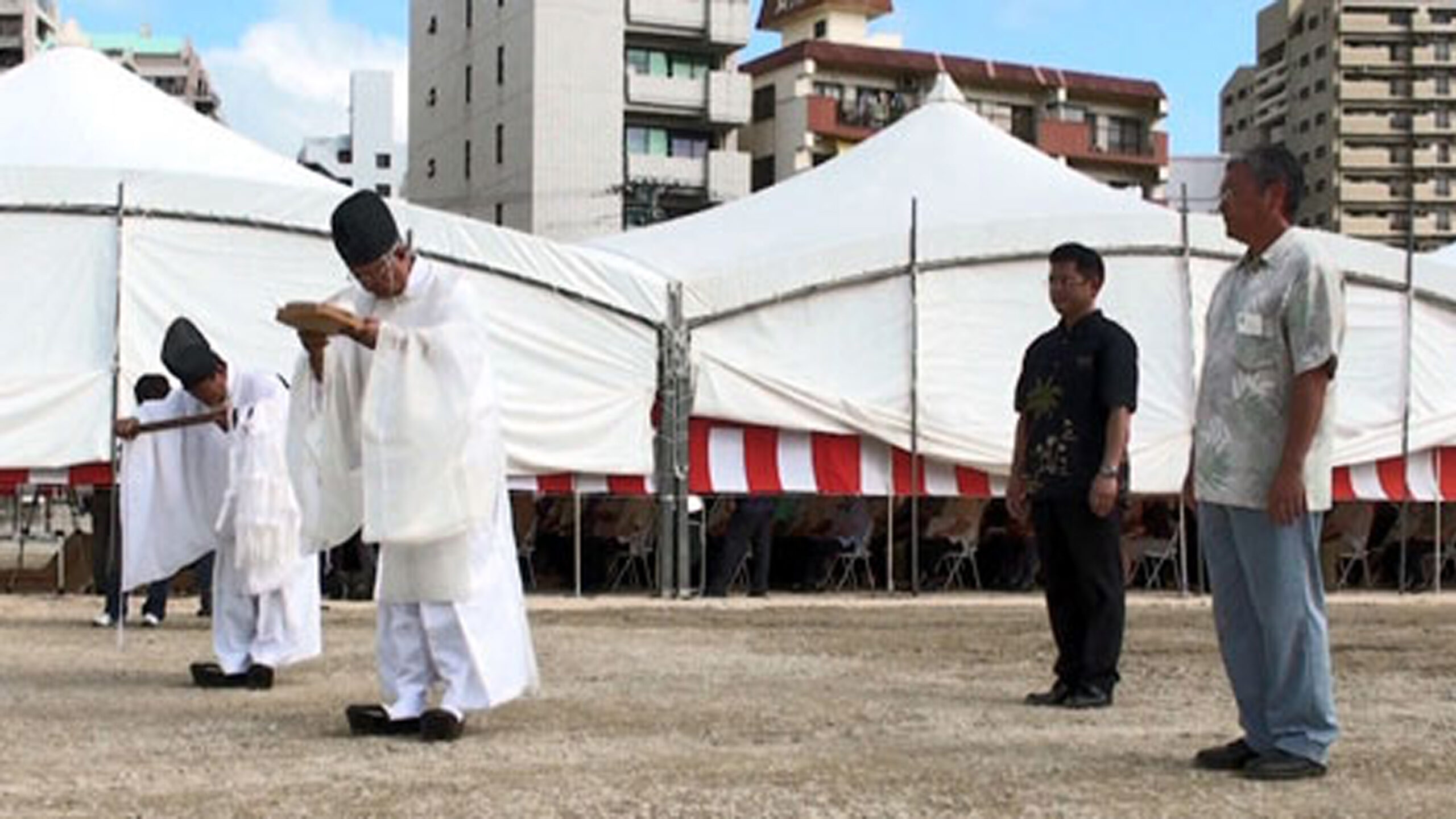 牧志・安里地区第一種市街地再開発事業 起工式