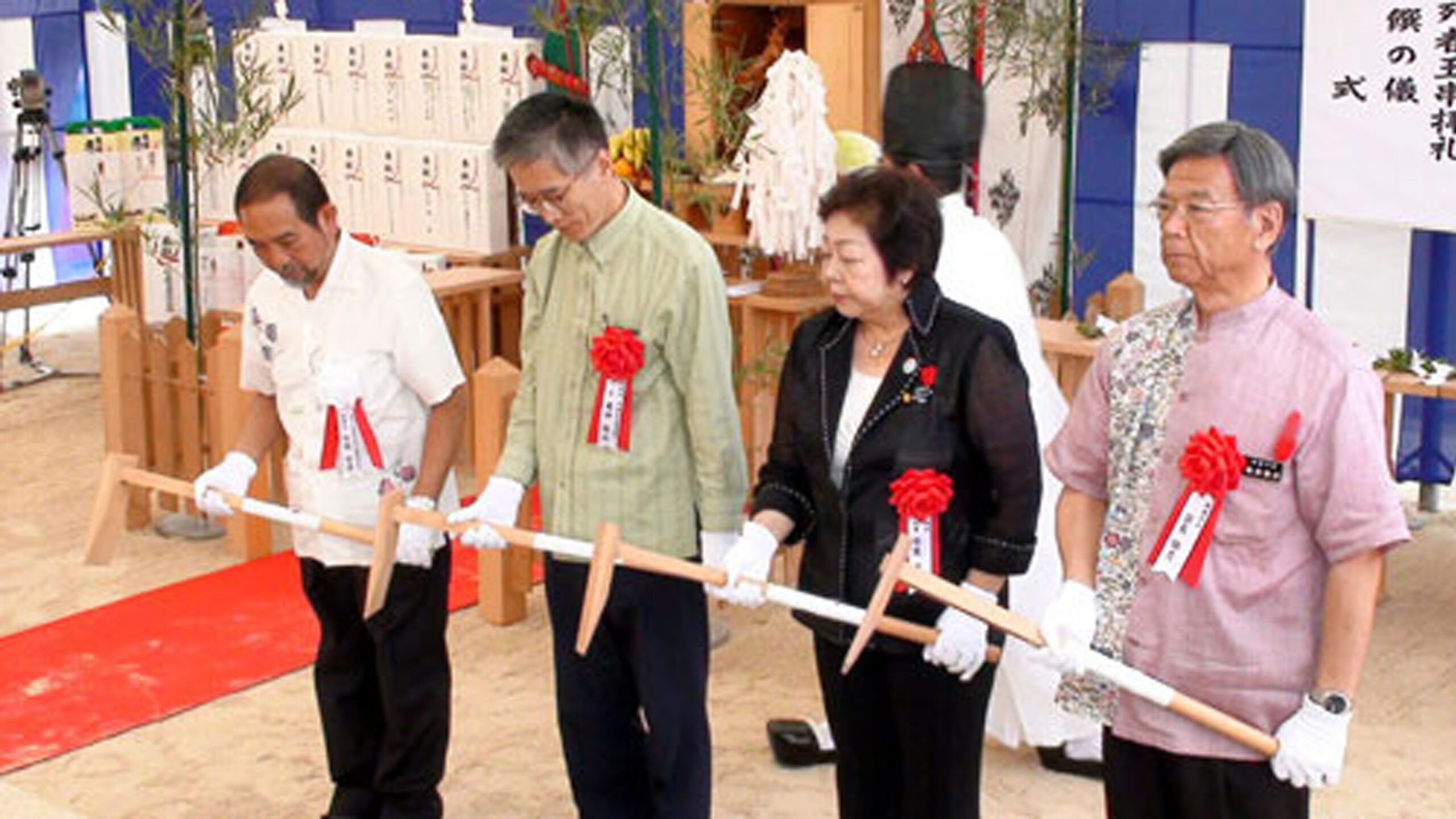 牧志・安里地区第一種市街地再開発事業 起工式