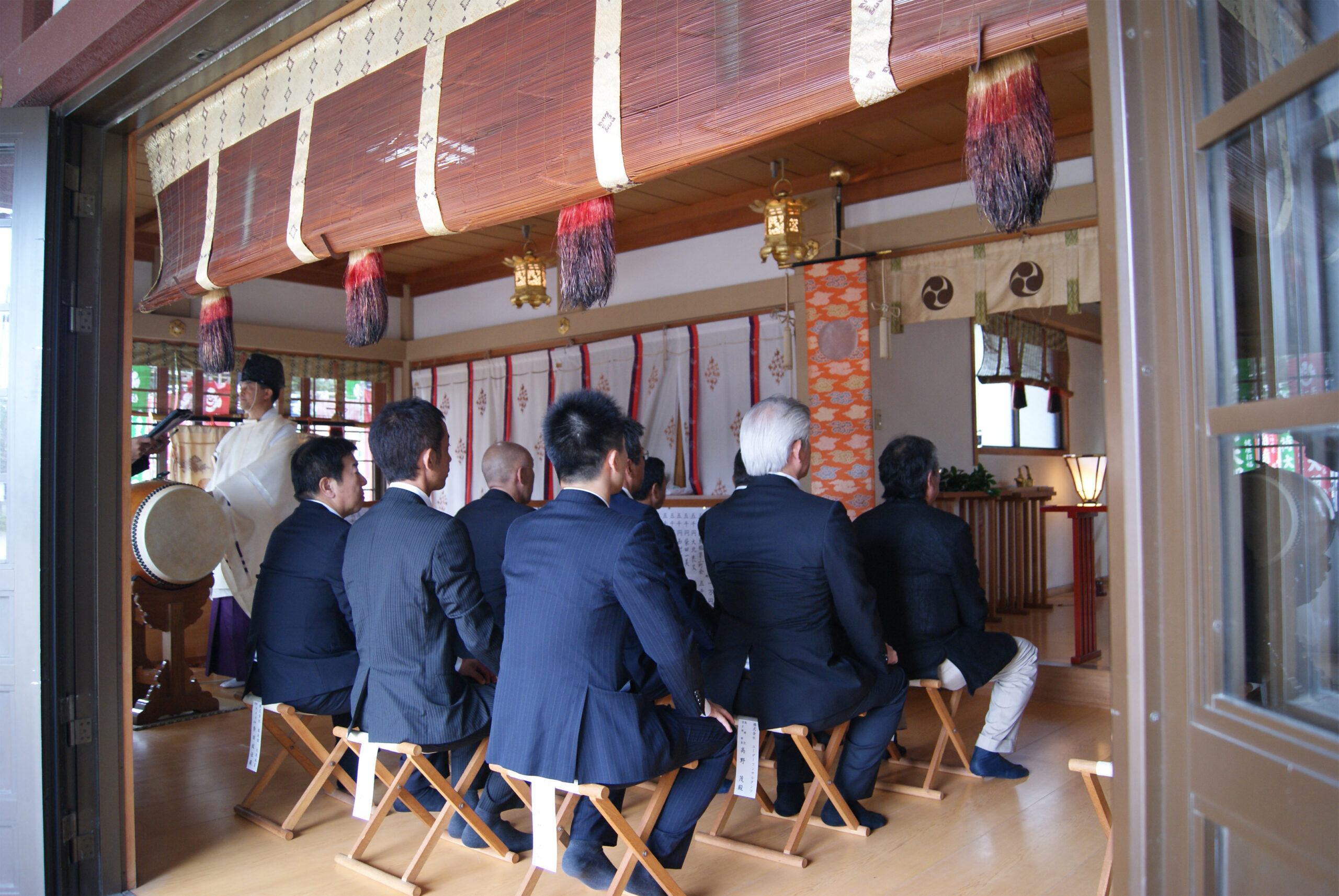 一般社団法人日本クレーン協会近畿支部　八尾クレーン教習所新築工事　安全祈願祭