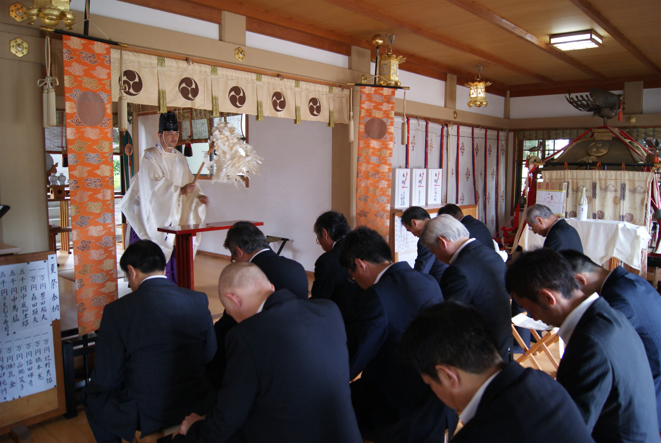 一般社団法人日本クレーン協会近畿支部　八尾クレーン教習所新築工事　安全祈願祭